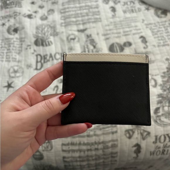 Kate Spade Black and Beige Minnie Mouse Wallet - Picture 2 of 3